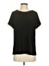 AK Anne Klein Black Short Sleeve Top Size L (petite) - photo 1