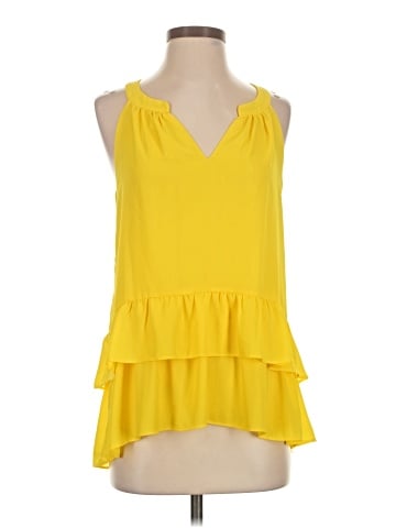 Rose + Olive Sleeveless Blouse (view 1)
