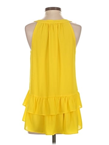 Rose + Olive Sleeveless Blouse (view 2)