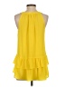 Rose + Olive 100% Polyester Yellow Sleeveless Blouse Size XS - photo 2