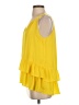 Rose + Olive 100% Polyester Yellow Sleeveless Blouse Size XS - photo 5