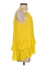 Rose + Olive 100% Polyester Yellow Sleeveless Blouse Size XS - photo 4