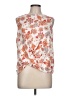 J.Jill Floral Orange Sleeveless Blouse Size L - photo 1