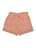 Max Studio Paisley Orange Shorts Size L - photo 1
