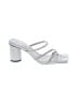 Zara Silver Ivory Heels Size EU 39 - photo 1