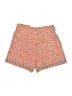 Max Studio Paisley Orange Shorts Size L - photo 2