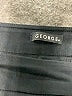 George Solid Black Active Pants Size XL - photo 7