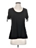 Slinky Brand Black Short Sleeve Top Size XS - photo 1