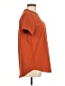 Unbranded 100% Polyester Orange Short Sleeve Blouse Size M - photo 4
