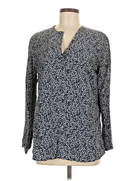 Garnet Hill Long Sleeve Silk Top