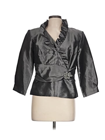 J.R. Nites by Carol Lin 3/4 Sleeve Blouse (view 1)