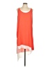 BCBGMAXAZRIA 100% Polyester Color Block Orange Casual Dress Size L - photo 1