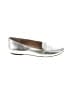 Neiman Marcus Metallic Silver Gray Flats Size 7 1/2 - photo 1