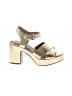 Seychelles Gold Sandals Size 8 - photo 1