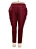 LIVI Solid Burgundy Casual Pants Size 18 - 20 Plus - photo 1