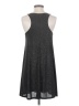 Everly Metallic Gray Black Casual Dress Size S - photo 2