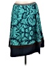 Assorted Brands Paisley Teal Casual Skirt Size L (estimated) - photo 1