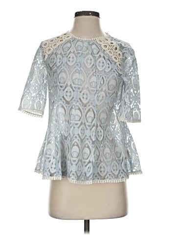 HD in Paris 3/4 Sleeve Blouse (view 1)
