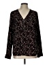 Express 100% Polyester Black Long Sleeve Blouse Size L - photo 1