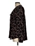 Express 100% Polyester Black Long Sleeve Blouse Size L - photo 5