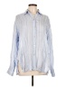 Vince. Stripes Blue Long Sleeve Blouse Size L - photo 1