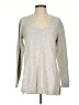 J.Jill 100% Cotton Metallic Silver Pullover Sweater Size S - photo 1