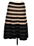 Spense Stripes Gray Casual Skirt Size L - photo 1