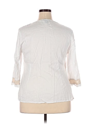 Saint Tropez West 3/4 Sleeve Blouse (view 2)