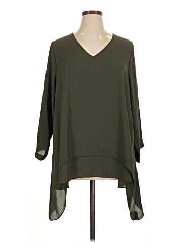 Karen Kane 3/4 Sleeve Blouse (view 1)