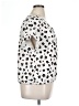 Unbranded Animal Print White Short Sleeve Blouse Size XL - photo 4