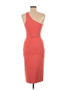strapless open back dress Simple Orange Silk Satin Cowl Neck Homecoming Dress SH603 main image 1