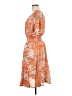 MULTIPLES Print Orange Cocktail Dress Size M - photo 5