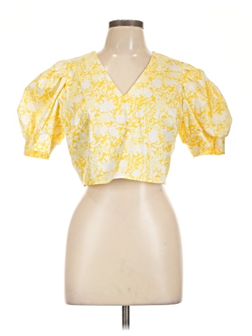 INC International Concepts Short Sleeve Blouse (view 1)
