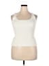 Marled Ivory Sleeveless Top Size XL - photo 1