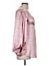 Adrienne 100% Polyester Pink 3/4 Sleeve Blouse Size M - photo 4