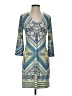 Ali Ro Paisley Blue Casual Dress Size 4 - photo 1