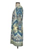 Ali Ro Paisley Blue Casual Dress Size 4 - photo 5
