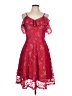 Unbranded Red Cocktail Dress Size L - photo 1