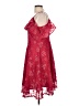 Unbranded Red Cocktail Dress Size L - photo 5