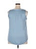 Maison d' Amelie 100% Polyester Blue Sleeveless Blouse Size XL - photo 2