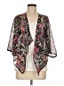 Lily White 100% Polyester Black Kimono Size M - photo 1