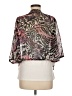 Lily White 100% Polyester Black Kimono Size M - photo 2
