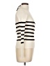 Timing Stripes Ivory Turtleneck Sweater Size L - photo 4