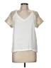 Maven West Ivory Short Sleeve Top Size M - photo 1