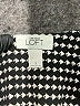 Ann Taylor LOFT Houndstooth Multi Color Black Blazer Size S - photo 6