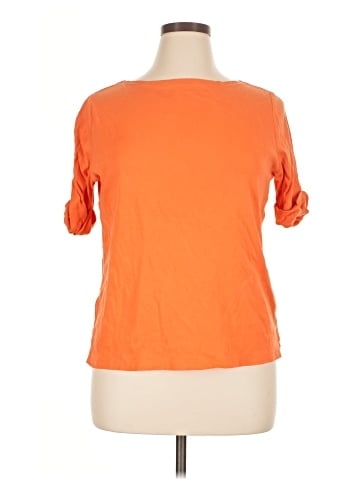 Lauren by Ralph Lauren 3/4 Sleeve T-Shirt (view 1)
