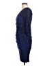 Jennifer Lopez Paisley Blue Cocktail Dress Size M - photo 5