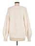 John & Jenn 100% Polyester Ivory Turtleneck Sweater Size M - photo 2