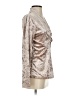 Boston Proper Silver Long Sleeve Blouse Size S - photo 4