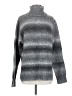 Crescent Metallic Gray Turtleneck Sweater Size S - photo 1